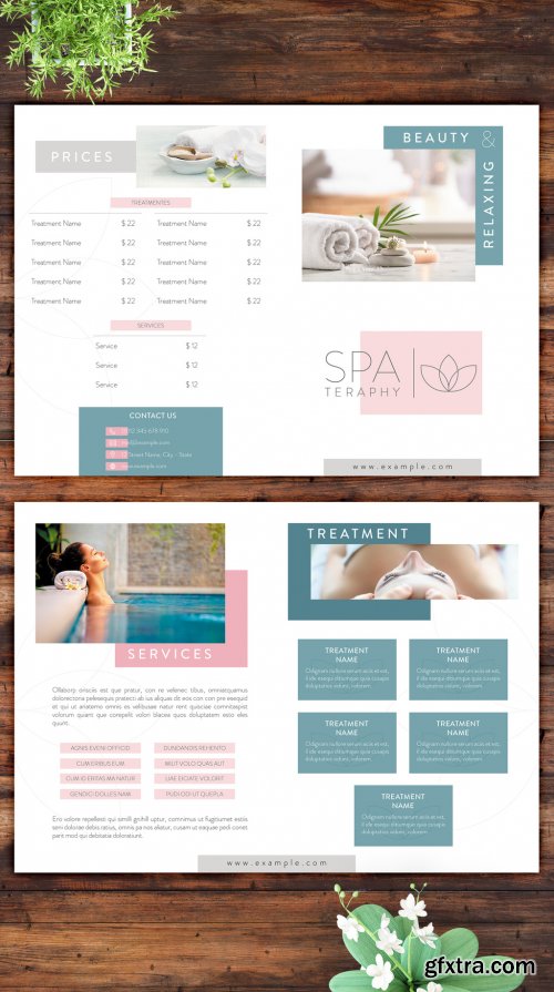 Spa Beauty Bifold Layout 359733775