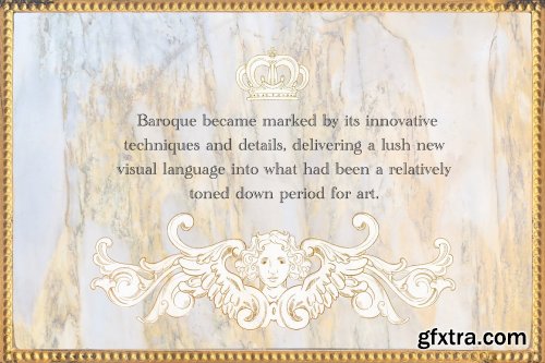 CreativeMarket - Baroque Lettering Creator Kit 4185029