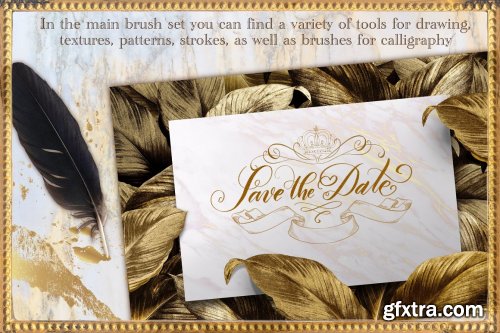 CreativeMarket - Baroque Lettering Creator Kit 4185029