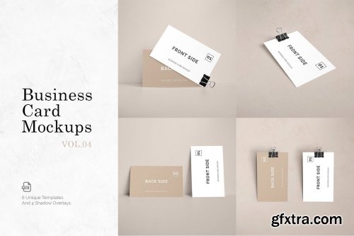 CreativeMarket - Business Card Mockups Vol.4 5038403