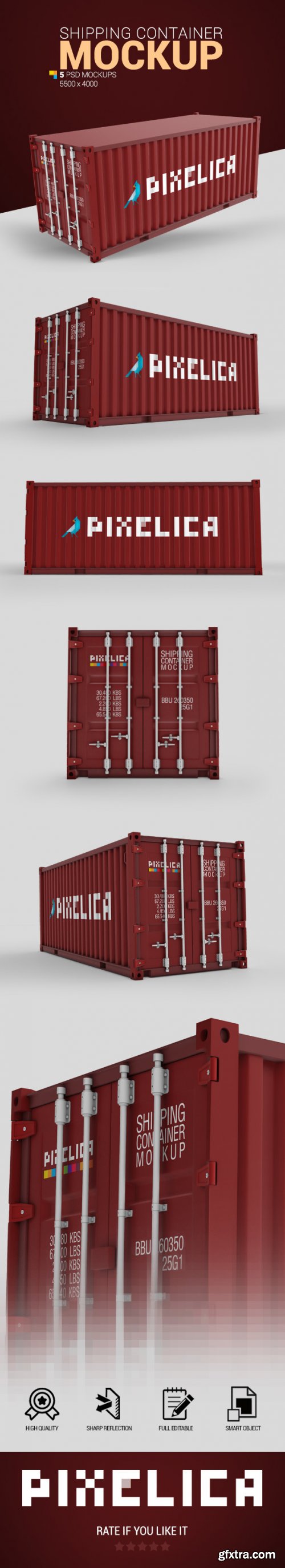 Shipping Container Mockup