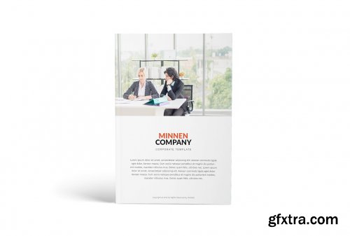 CreativeMarket - Minnen Corporate A4 Brochure 5120776