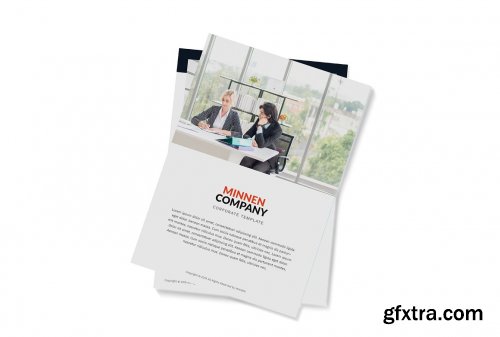 CreativeMarket - Minnen Corporate A4 Brochure 5120776