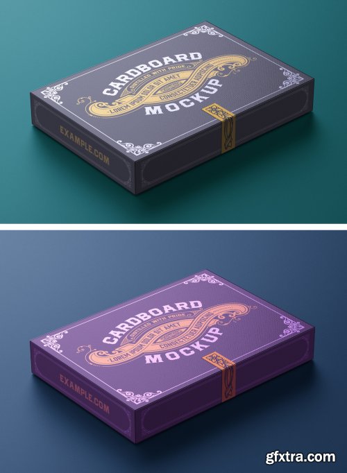 Flat Colored Box Mockup 360560828 