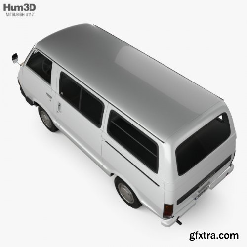 Mitsubishi Delica Coach 1974 3D model