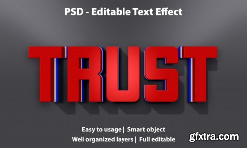 Editable text effect