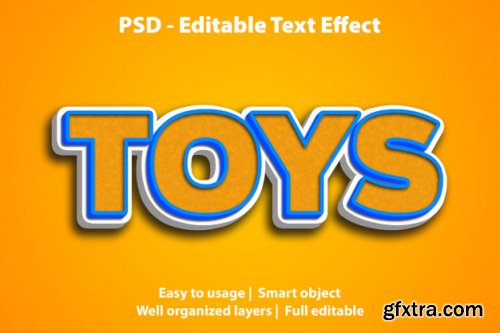 Editable text effect