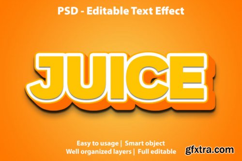 Editable text effect