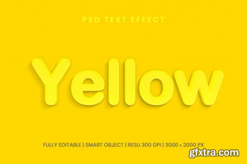 Editable text effect