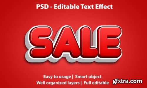 Editable text effect