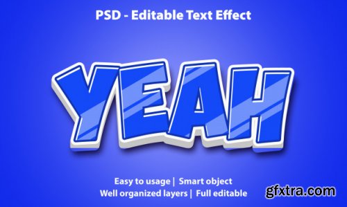 Editable text effect