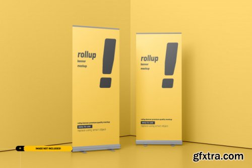 Rollup or x-banner mockup