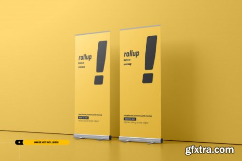 Rollup or x-banner mockup