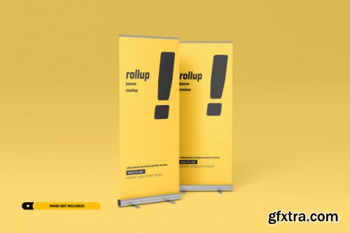 Rollup or x-banner mockup