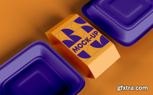 Orange branding mockup