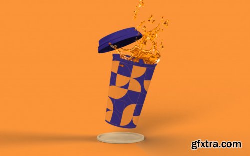 Orange branding mockup