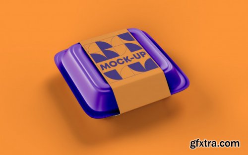 Orange branding mockup