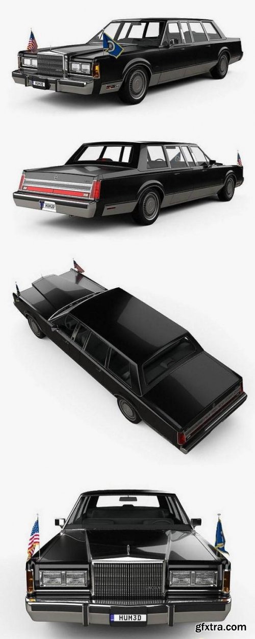 Lincoln Town Car Presidential Limousine 1989