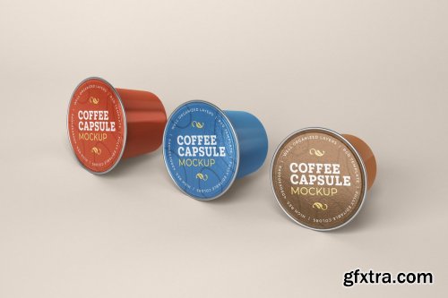 Download Creativemarket Coffee Capsule Mockup Packaging 5135762 Gfxtra