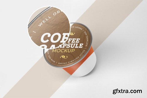 CreativeMarket - Coffee Capsule Mockup | Packaging 5135762