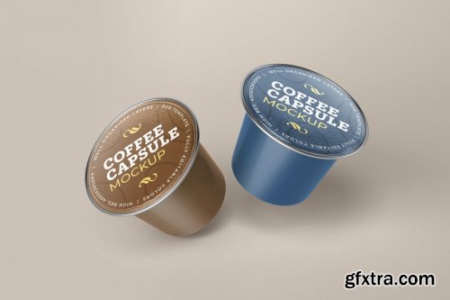 CreativeMarket - Coffee Capsule Mockup | Packaging 5135762