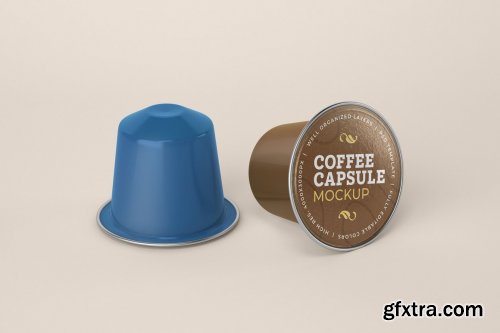 CreativeMarket - Coffee Capsule Mockup | Packaging 5135762