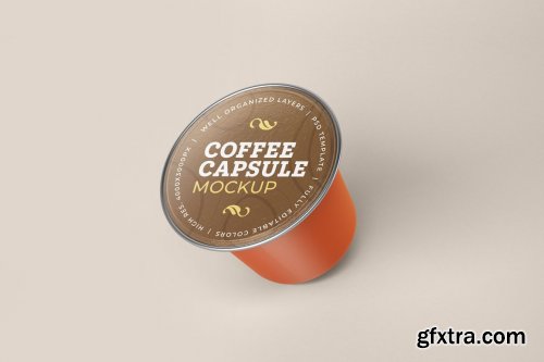 CreativeMarket - Coffee Capsule Mockup | Packaging 5135762