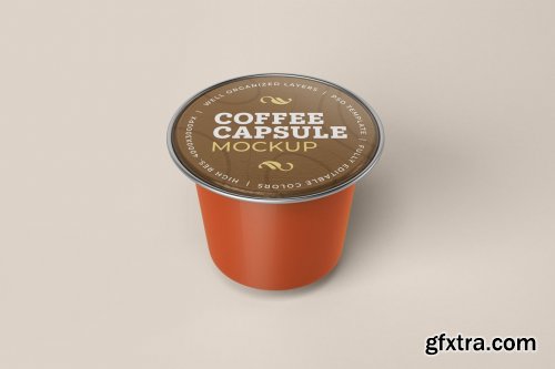 CreativeMarket - Coffee Capsule Mockup | Packaging 5135762