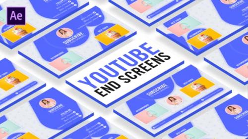 Videohive - Clean Youtube End Screens