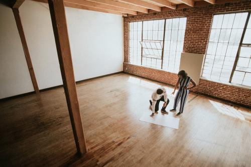 People brainstorming on the floor - 1220248