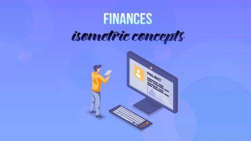 Videohive - Finances - Isometric Concept