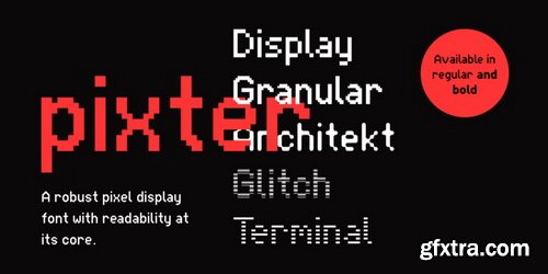 Pixter Font Family