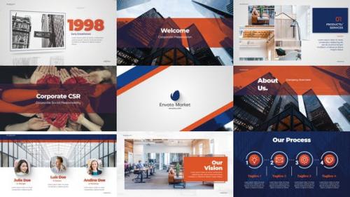 Videohive - Elegant Blue Corporate