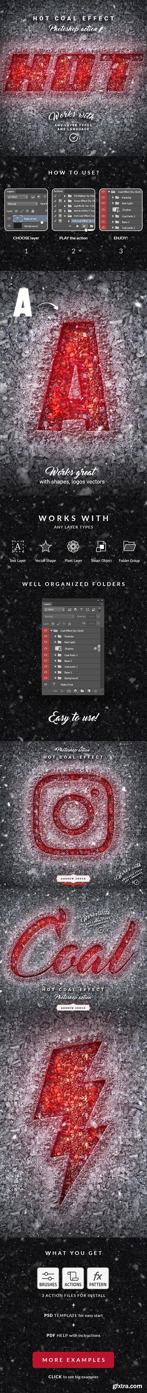 GraphicRiver - Hot Coal - Photoshop Action 25693975