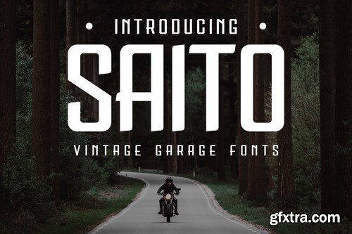 Saito - Vintage Garage Fonts