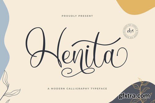 Henita VN - Modern Script Font