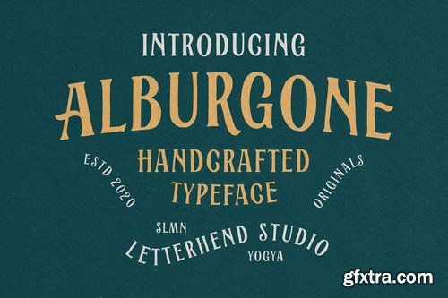 Alburgone - Display Typeface