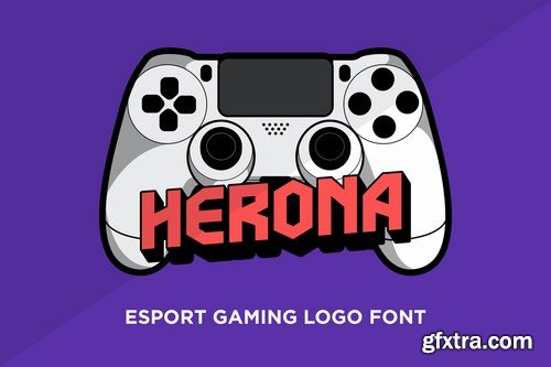 Herona - Esport Logo Font