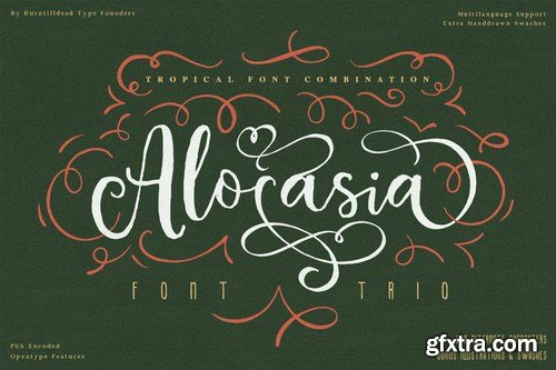 Alocasia-Trio Font Combination