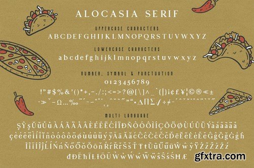 Alocasia-Trio Font Combination