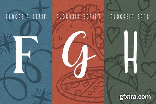 Alocasia-Trio Font Combination