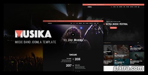 ThemeForest - Musika v2.0.0 - Music Festival & Band Joomla Template - 17731775