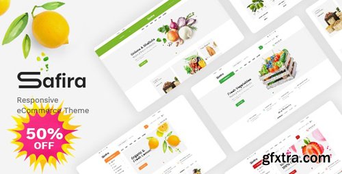 ThemeForest - Safira v1.0.0 - Food & Organic WooCommerce WordPress Theme - 27184258