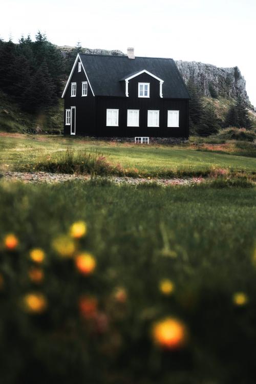 Traditional Icelandic house on the East coast of Iceland - 1227091