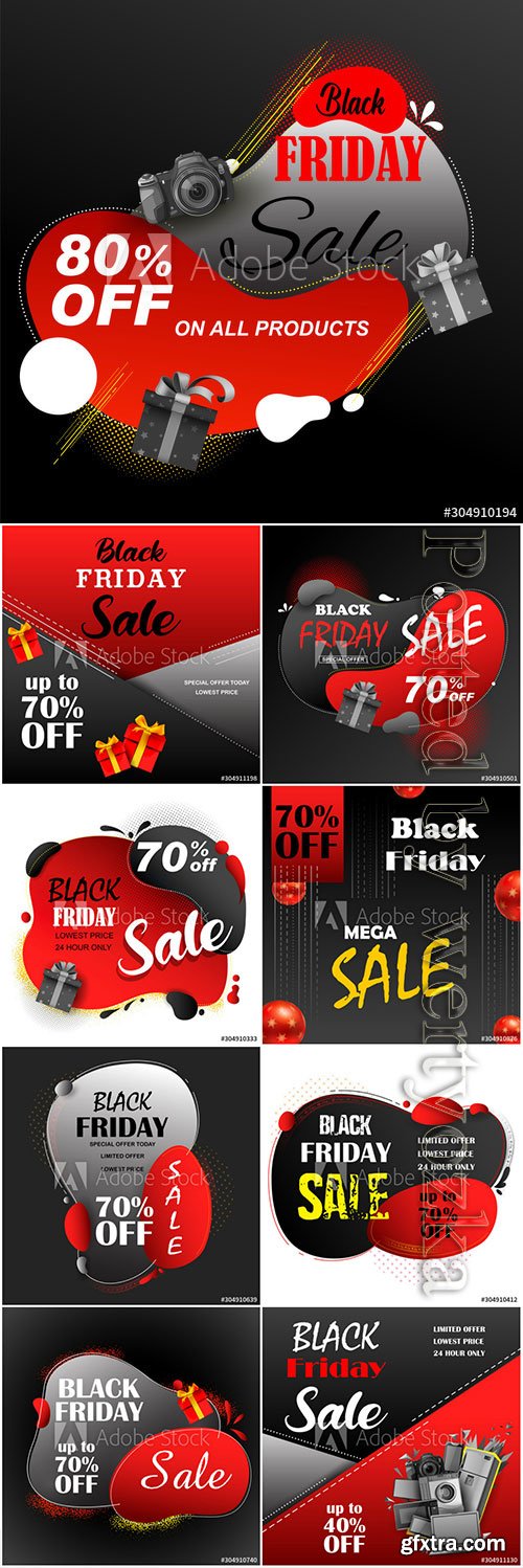 Black Friday Sale shopping offer and promotion background