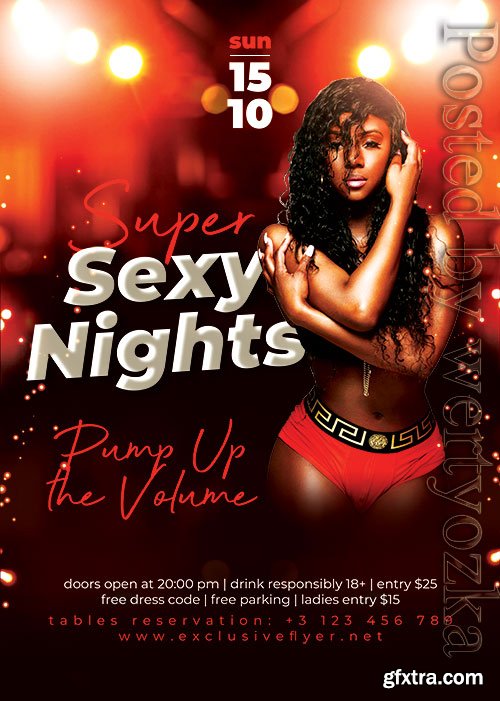 Super sexy nights - Premium flyer psd template