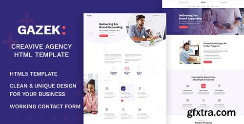 ThemeForest - Gazek v1.0 - Agency Portfolio HTML Template - 27035373