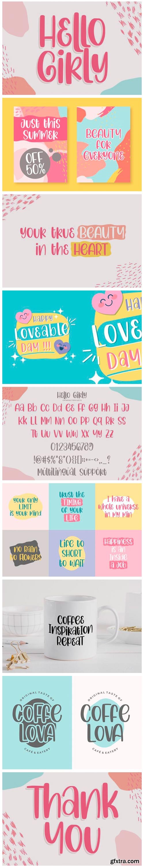 Hello Girly Font