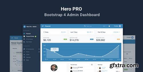 ThemeForest - Hero PRO v1.1.0 - Bootstrap 4 Admin Dashboard Theme - 21525206