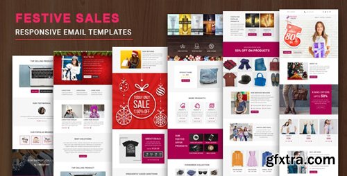 ThemeForest - Festive Sales v1.0 - Responsive Email Template with Online StampReady & Mailchimp Editors - 23019787